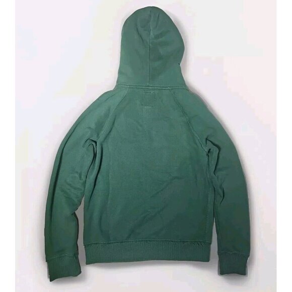 Campus Crew Unisex Green Graphic Print Sweatshirt Hoodie - Small - Picture 2 of 10